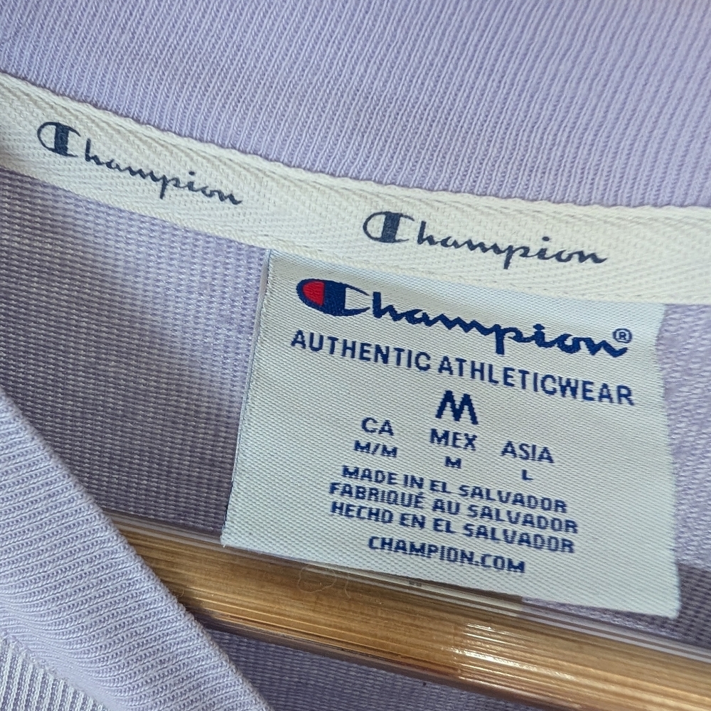Champion Lavender Crewneck Sweatshirt - Picture 3 of 4